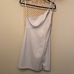 BCBG CUT OUT ONE SHOULDER MINI DRESS